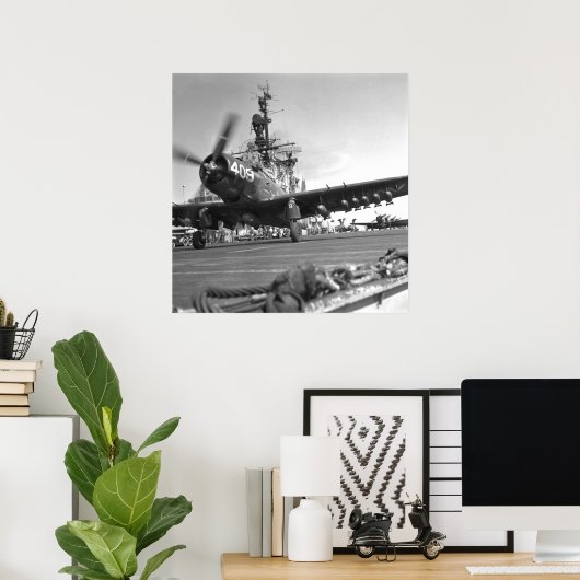 Skyraider Poster (Heimbüro)