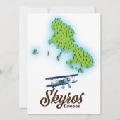 Skyros Greece Insel Map (Vorderseite)