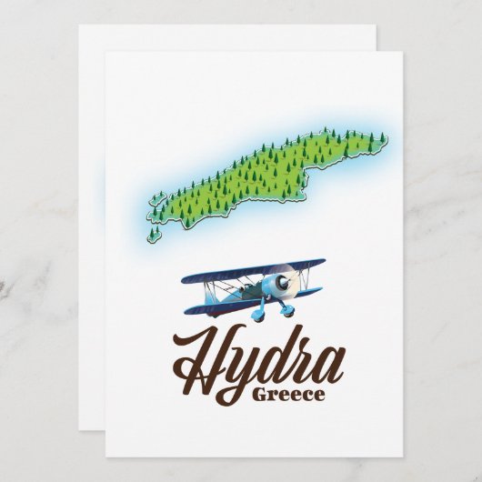 Skyros Greece Insel Map (Vorne/Hinten)