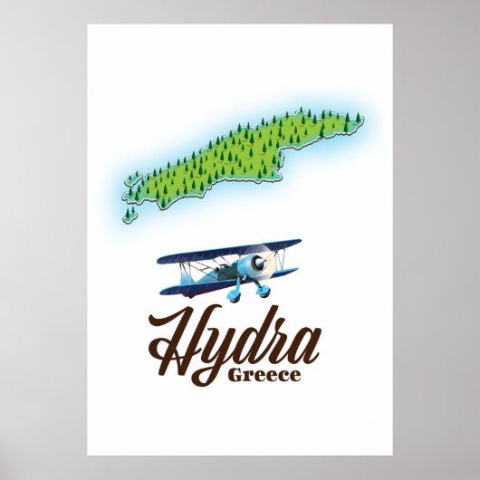 Skyros Greece Insel Map Poster (Vorne)