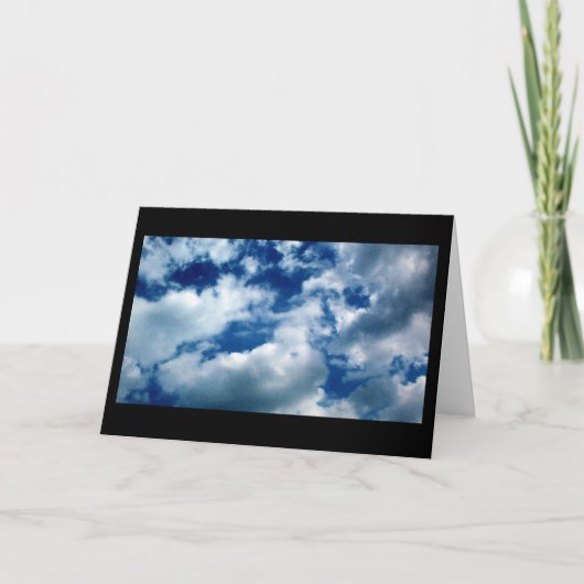 "Sky's the Limit"-Abschluss Karte (Vorderseite)