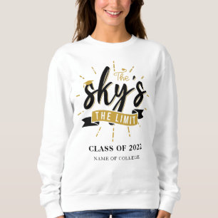 Sky's The Limit Class of 2022 Grad Personalisiert Sweatshirt