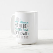 Sky's The Limit - Footprints auf dem Mond Kaffeetasse (Vorderseite Links)