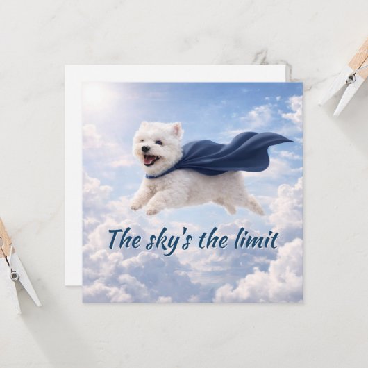 Sky's the Limit Karte (Vorderseite/Rückseite Beispiel)