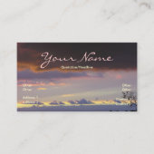 Skyscape Fantasy Business Card Visitenkarte (Vorderseite)