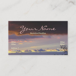 Skyscape Fantasy Business Card Visitenkarte