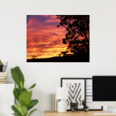 Skyscape-Farbe Poster (Heimbüro)