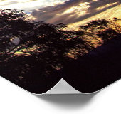 Skyscape funkelndes Poster (Ecke)