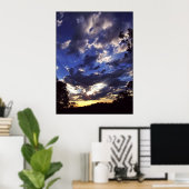 Skyscape funkelndes Poster (Heimbüro)