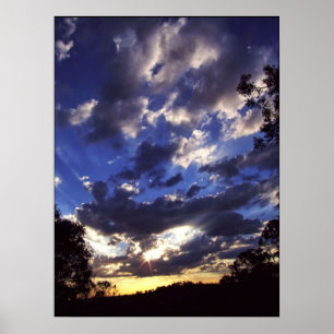 Skyscape funkelndes Poster