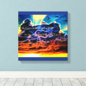 Skyscape Leinwanddruck (Insitu (Holzboden))