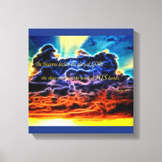 Skyscape Leinwanddruck (Vorderseite)