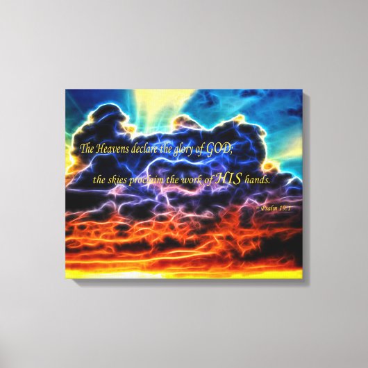 Skyscape Leinwanddruck (Vorderseite)