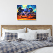 Skyscape Leinwanddruck (Insitu (Schlafzimmer))