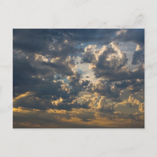 Skyscape over Lake Superior, Michigan Postkarte (Vorderseite)