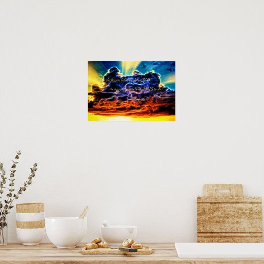 Skyscape Poster (Küche)