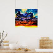 Skyscape Poster (Küche)