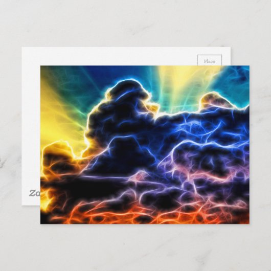 Skyscape Postkarte (Vorne/Hinten)