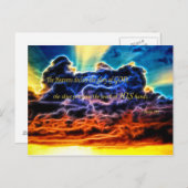 Skyscape Postkarte (Vorne/Hinten)