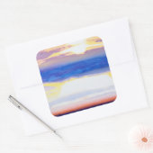 Skyscape Quadratischer Aufkleber (Umschlag)