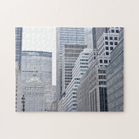 Skyscrapers Midtown Manhattan New York City Puzzle (Horizontal)
