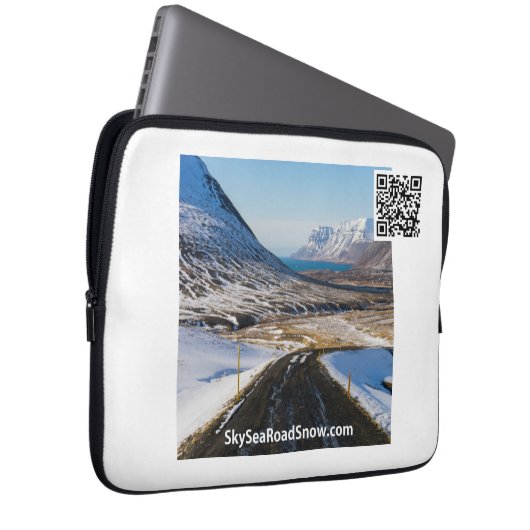 SkySeaRoadSnow - Laptop-Sieb 13" Laptopschutzhülle (Vorne Rechts)