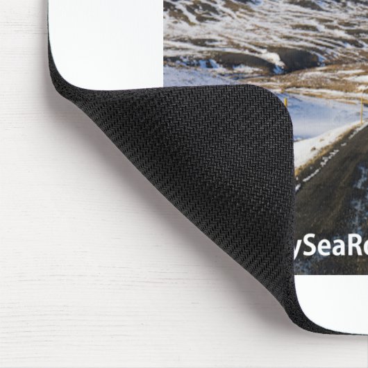 SkySeaRoadSnow - Maus-Pad Mousepad (Ecke)