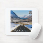 SkySeaRoadSnow - Maus-Pad Mousepad (Mit Mouse)