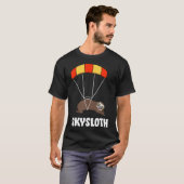 Skysloth Parachuting Skydiving Sloth T-Shirt (Vorne ganz)