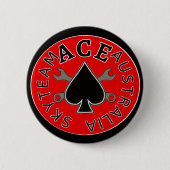 skyteam As-Reiter-Knopf/Abzeichen Button (Vorderseite)