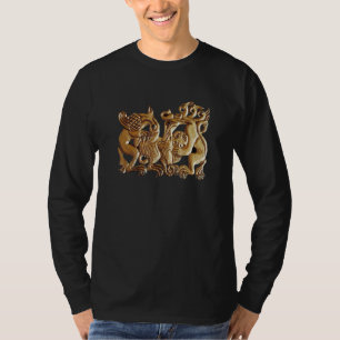 Skythisches Tier Altes Bronzezeit-Artefakt Anthro T-Shirt