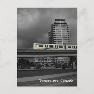 Skytrain - Vancouver Canada Postcard Postkarte