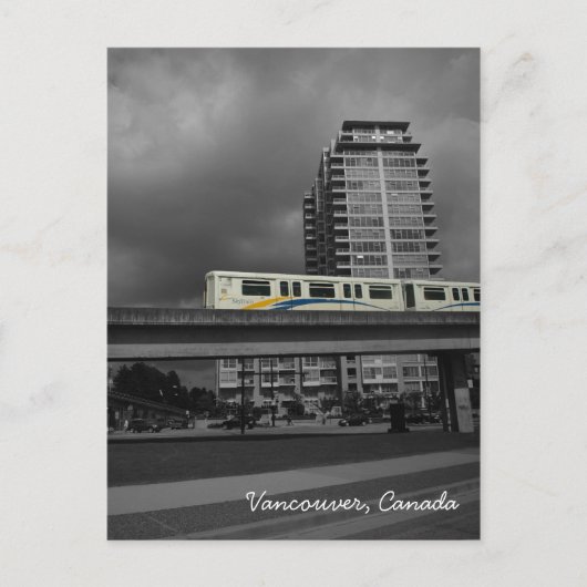 Skytrain - Vancouver Canada Postcard Postkarte (Vorderseite)