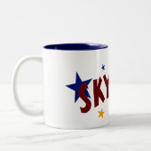 Skyview Drive-In-Brockton-Tasse Zweifarbige Tasse (Links)