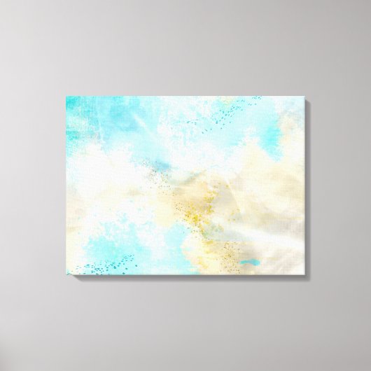 Skyview einer Insel Canvas Print Leinwanddruck (Vorderseite)