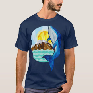 Skywal Whale im Himmel T-Shirt