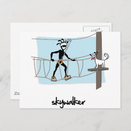 "Skywalker" Postkarte (Vorne/Hinten)