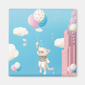 Skyward Bound Kittens Magnet (Vorne)