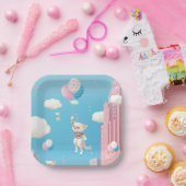 Skyward Bound Kittens Pappteller (Party)