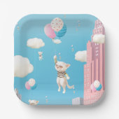 Skyward Bound Kittens Pappteller (Vorderseite)