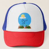 Skyward Journey Trucker Hat Truckerkappe (Vorderseite)