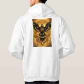 "Skyward Soar: Adler-Inspiriert Hoodie-T - Shirt" Hoodie (Rückseite)