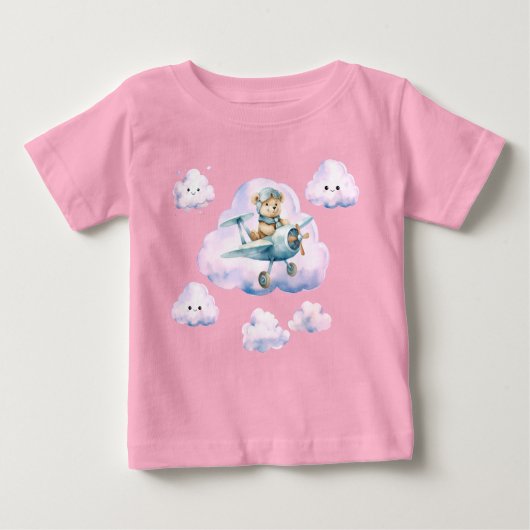 Skyward Soiree: Teddy Bear Adventure T - Shirt (Vorderseite)