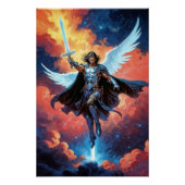 Skywarden Warrior Archangel Michael Poster (Vorderseite)