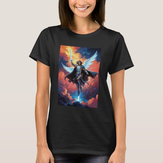 Skywarden Warrior Archangel Michael T-Shirt (Vorderseite)