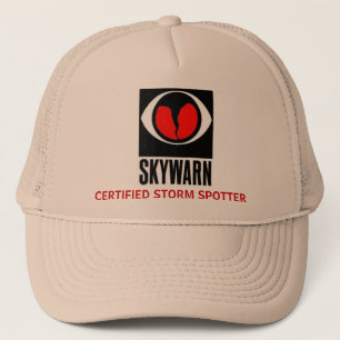 skywarn groß, ZUGELASSENER STURM-AUFKLÄRER Truckerkappe