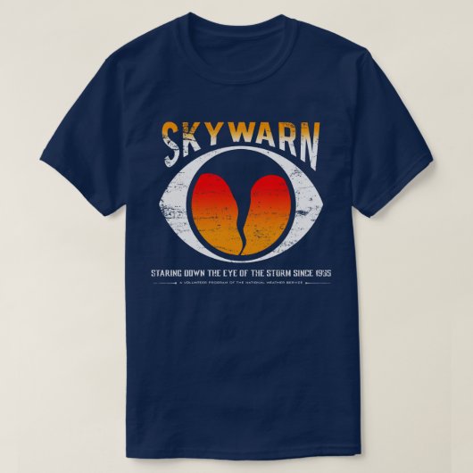 Skywarn in Not auch verfügbar als nicht Not leiden T-Shirt (Design vorne)