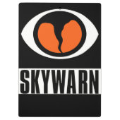 SKYWARN Klemmbrett mit Schnellnachweis u. (Rückseite)