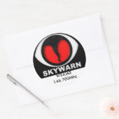 Skywarn-Logo, Aufkleber (Umschlag)