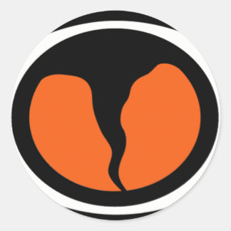 SKYWARN-Logo-Aufkleber Runder Aufkleber
